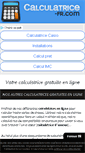 Mobile Screenshot of calculatrice-fr.com